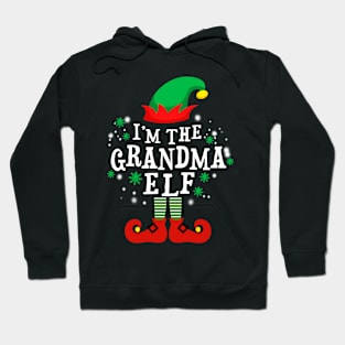 I'm The Grandma Elf Funny Christmas Hoodie